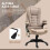 Vinsetto Silla de Masaje Marrón 67 x 74 x 116 cm 4