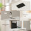 Homcom Librería Blanco 60 x 23.8 x 179.2 cm 8