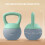 Kettlebell Bicolor 19 x 19 x 28 cm 5