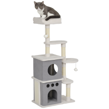 Rascador para Gatos Beige 56 x 34 x 126 cm