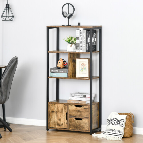 Homcom Estantería Marrón 58 x 24 x 122 cm 1