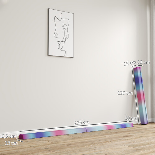 Barra de Equilibrio Multicolor 236 x 15 x 6.5 cm 2
