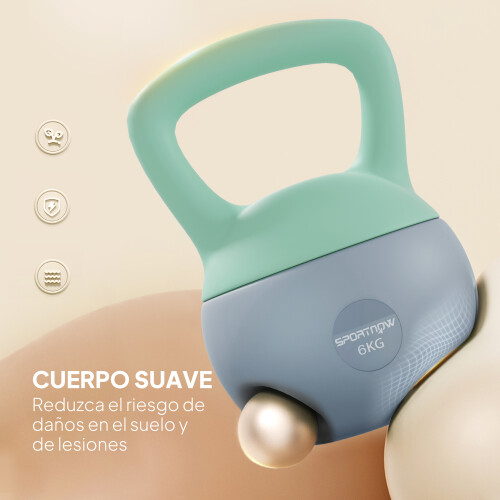 Kettlebell Bicolor 19 x 19 x 28 cm 1