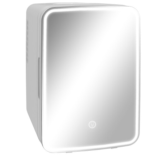 Homcom Nevera Cosmético Blanco 23.5 x 28 x 34 cm