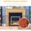 Homcom Protector de Chimenea Negro 160 x 44 x 68 cm 5