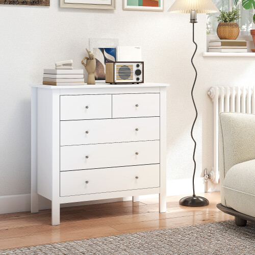 Homcom Cómoda Blanco 79 x 39.5 x 80.5 cm 1