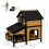PawHut Casa para Gato Marrón 96 x 65 x 85.5 cm 3