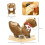 Homcom Caballito Balancín Infantil Marrón 60 x 33 x 50 cm 3