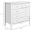 Homcom Cómoda Blanco 79 x 39.5 x 80.5 cm 3