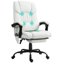Silla de Oficina Blanco 66 x 75 x 122 cm