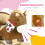 Homcom Caballito Balancín Infantil Marrón 60 x 33 x 50 cm 4