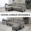 Homcom Sofá Chaise Longue Gris 186 x 130 x 84 cm 2