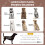 PawHut Cama Perros Elevada Marrón 106 x 76 x 94 cm 6
