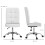 Vinsetto Silla de Oficina Blanco 45 x 59 x 100 cm 3