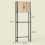 Mueble sobre Inodoro Marrón 64 x 19 x 178 cm 5