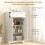 Homcom Armario de Baño Blanco 60 x 30 x 108 cm 2