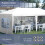 Outsunny Carpa Plegable Blanco 585 x 295 x 270 cm 5