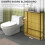 Mueble sobre Inodoro Marrón 64 x 19 x 178 cm 3