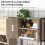 Mueble sobre Inodoro Marrón 64 x 19 x 178 cm 8