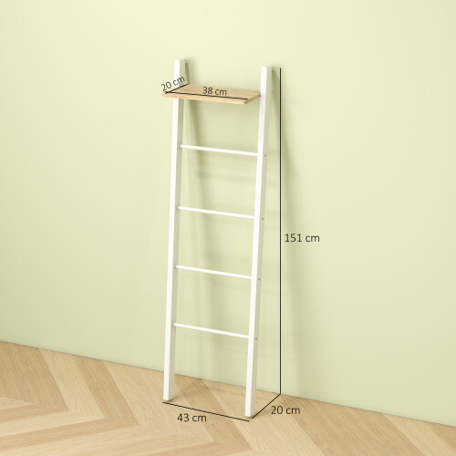 Homcom Toallero Escalera Bicolor 43 x 20 x 151 cm 2