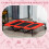 PawHut Cama Elevada para Perro Rojo 122 x 92 x 23 cm 4