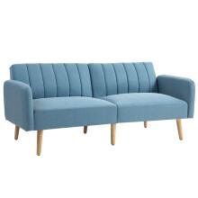 Sofá Cama Azul 173 x 75 x 73 cm