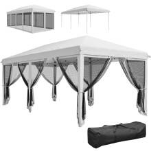 Carpa Plegable Beige 585 x 295 x 270 cm