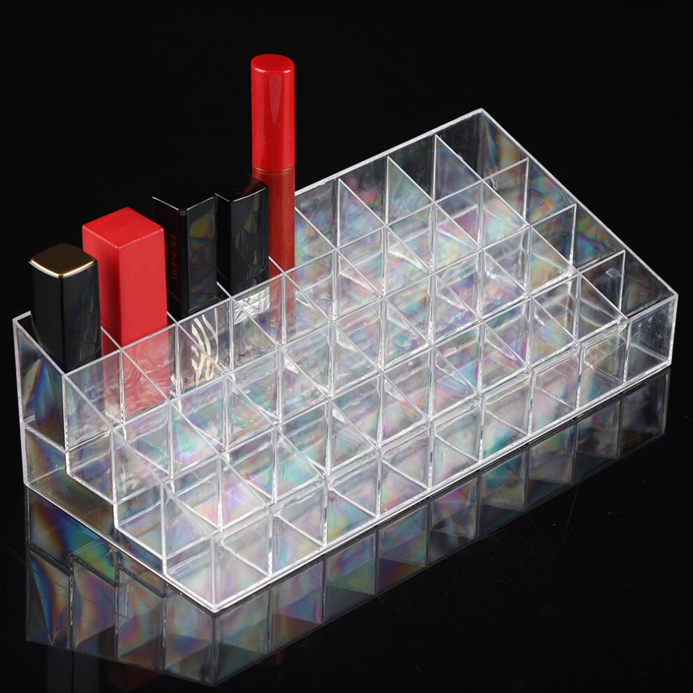 36 Compartment Lipstick Display Case Clear