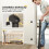 PawHut Barrera para Perro Negro 149 x 10 x 87.5 cm 6