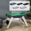 Homcom Mesa de Multijuego Negro 120 x 88 x 79 cm 2