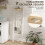 Homcom Toallero Escalera Bicolor 43 x 20 x 151 cm 5
