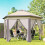 Outsunny Carpa Plegable Bicolor 405 x 340 x 285 cm 2