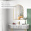 Homcom Espejo de Pared Amarillp 60 x 2 x 91 cm 2