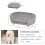 PawHut Sofá para Perro Gris 86 x 55 x 33 cm 3
