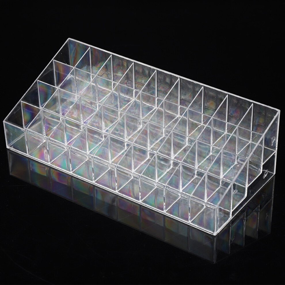 Clear Plastic 36 Grid Lipstick Display Rack