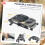 PawHut Carrito para Perro Gris 124 x 67 x 100 cm 3