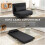 Homcom Sillón Cama Negro 94 x 78 x 80 cm 4