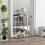 PawHut Barrera de Seguridad Blanco 87 x 3.5 x 78 cm 2