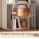 Homcom Estantería para Libro Bicolor 60 x 30 x 149.5 cm 3