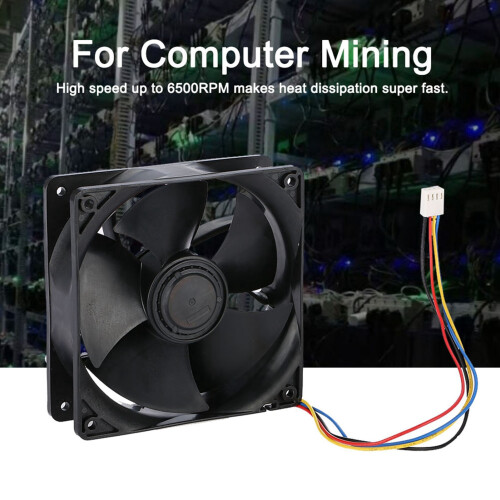 Mining Fan 6500RPM 267CFM Low Noise 1