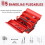 Durhand Caja de Herramienta Rojo 45 x 20 x 34.5 cm 5
