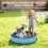 PawHut Piscina para Perro Azul 80 x 80 x 20 cm 5