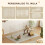 PawHut Parque para Mascota Blanco 146 x 73 x 73 cm 4