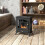 Homcom Chimenea de Etanol Negro 45 x 28 x 54 cm 2