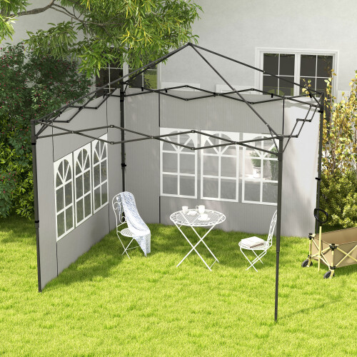 Outsunny Paredes Laterale Blanco 293 x 193 cm 1