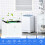 Homcom Deshumidificador Blanco 25 x 25 x 50.5 cm 5