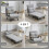Homcom Sofá Cama Individual Gris 63 x 73 x 81 cm 2
