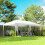 Outsunny Carpa Plegable Blanco 585 x 295 x 270 cm 2