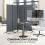 Outsunny Separador de Ambiente Gris 221 x 50 x 172 cm 5