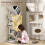 Homcom Librería Blanco 50 x 24 x 109 cm 6